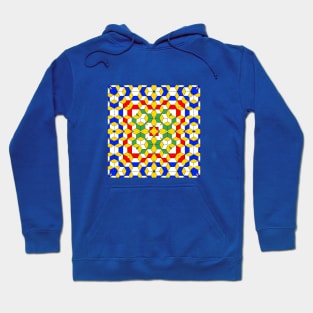 Colorful Neo Geo Optical Illusion Pattern Hoodie